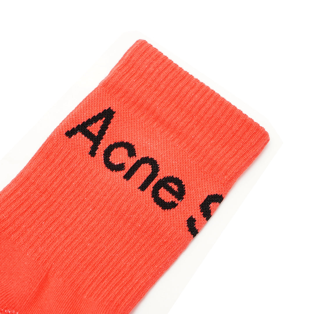 ASD Ribbed Logo Mid Socks