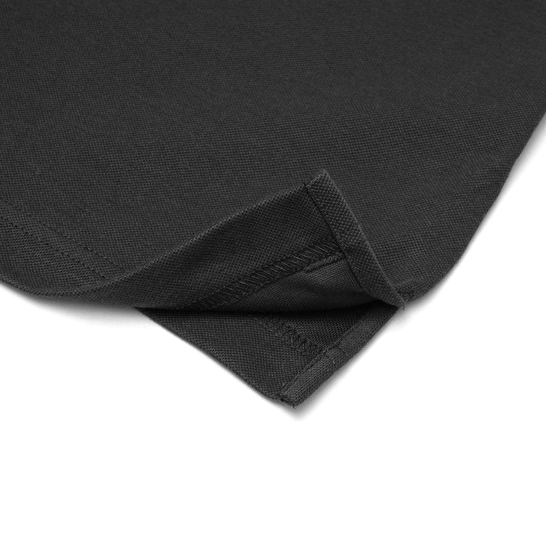 FOLX Basic Pique Long Sleeve Polo Shirt
