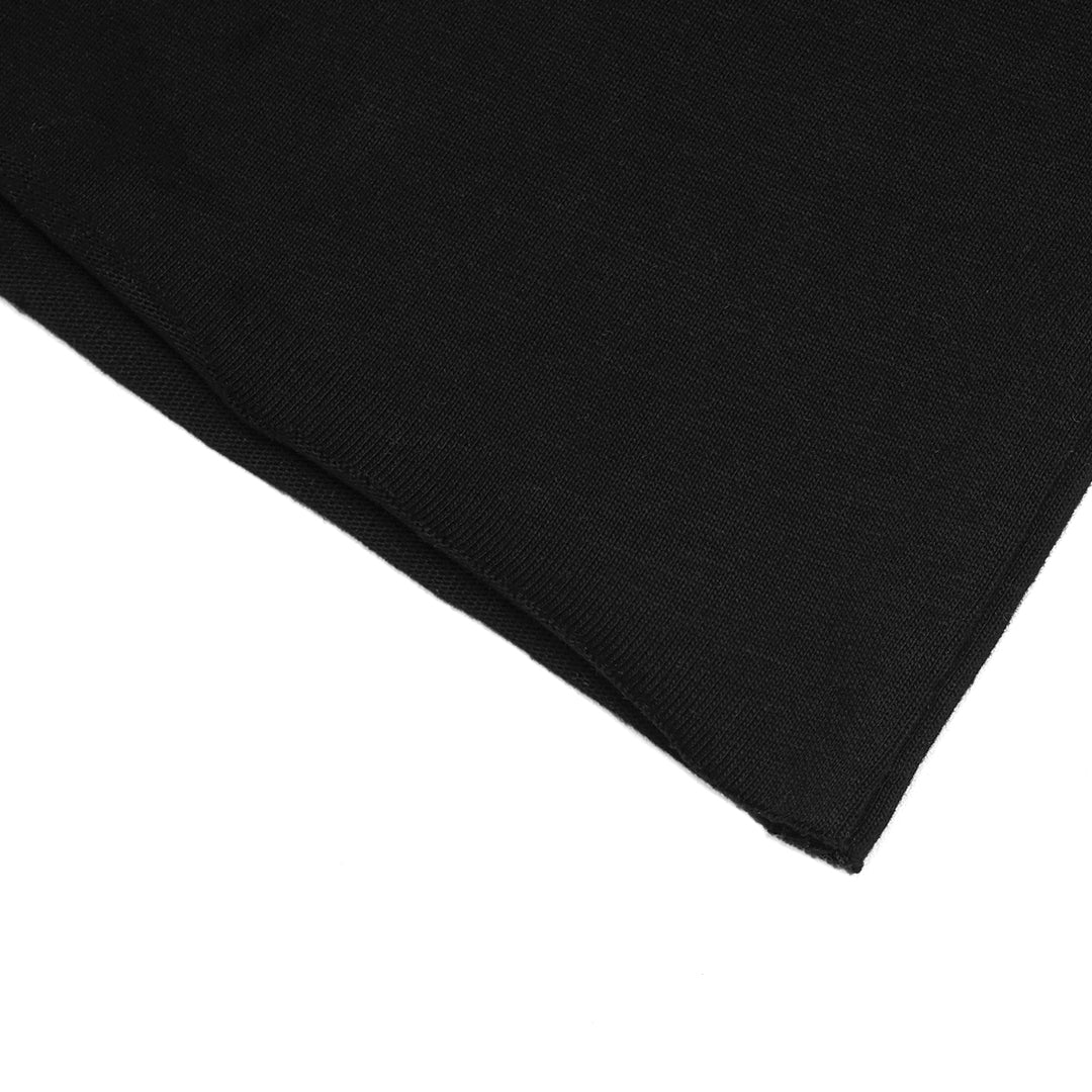 YOUNGLA Scripted Cut-Off Sleeveless T-Shirt