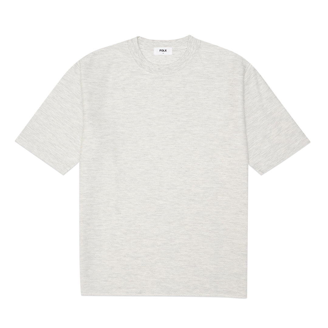 FOLX Basic Waffle Pattern T-Shirt