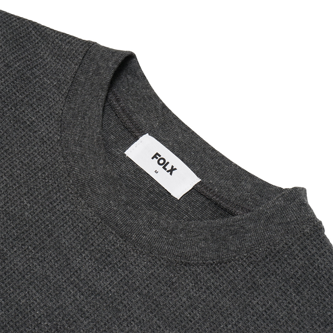 FOLX Basic Waffle Pattern T-Shirt