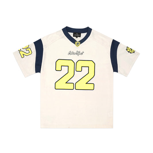 Broken Planet Yellow 22 Football Jersey T-Shirt
