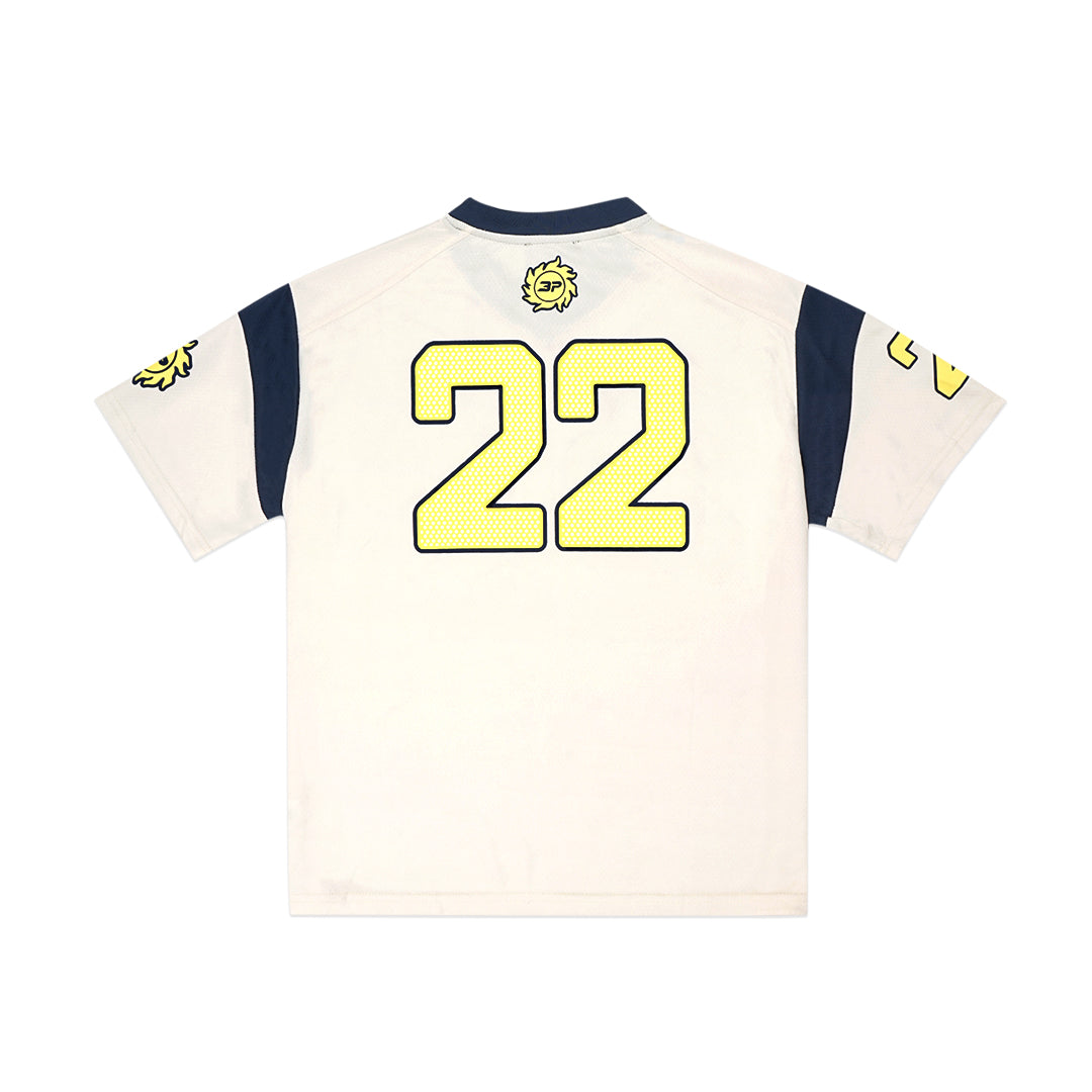 Broken Planet Yellow 22 Football Jersey T-Shirt