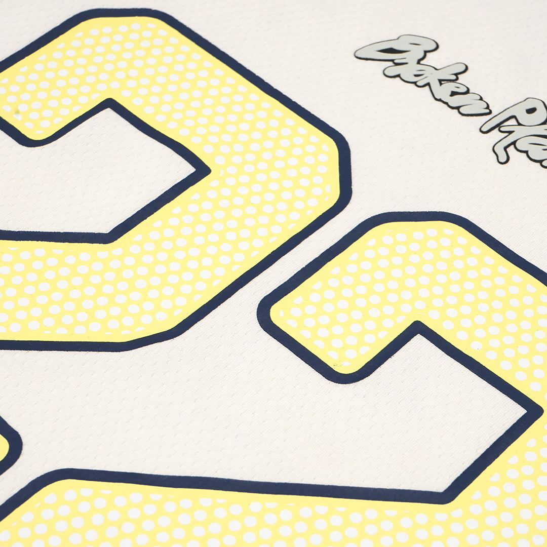 Broken Planet Yellow 22 Football Jersey T-Shirt