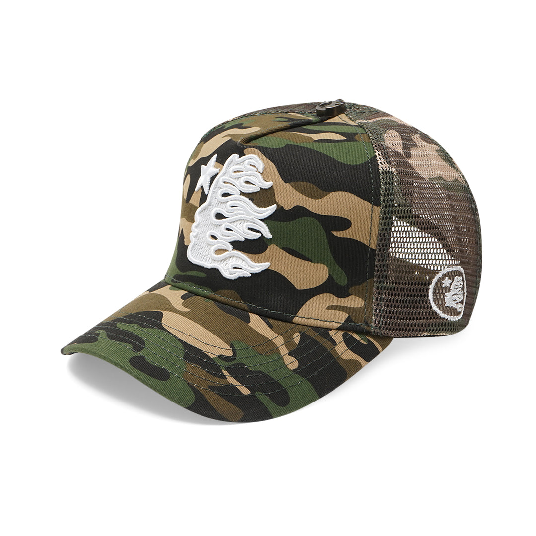 Hellstar OG Logo Mesh Trucker Baseball Cap