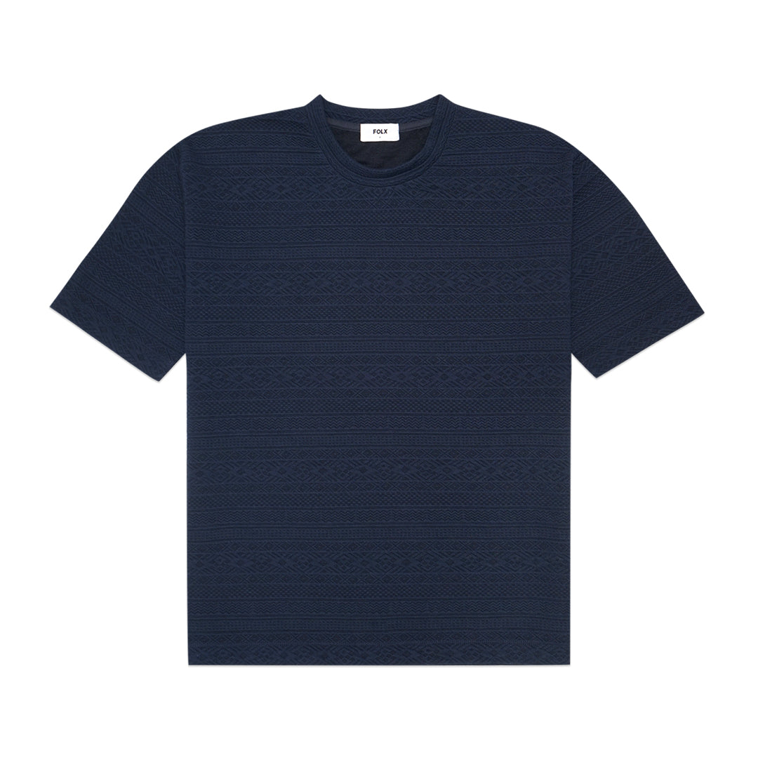 FOLX Horizontal Geometric Pattern T-Shirt