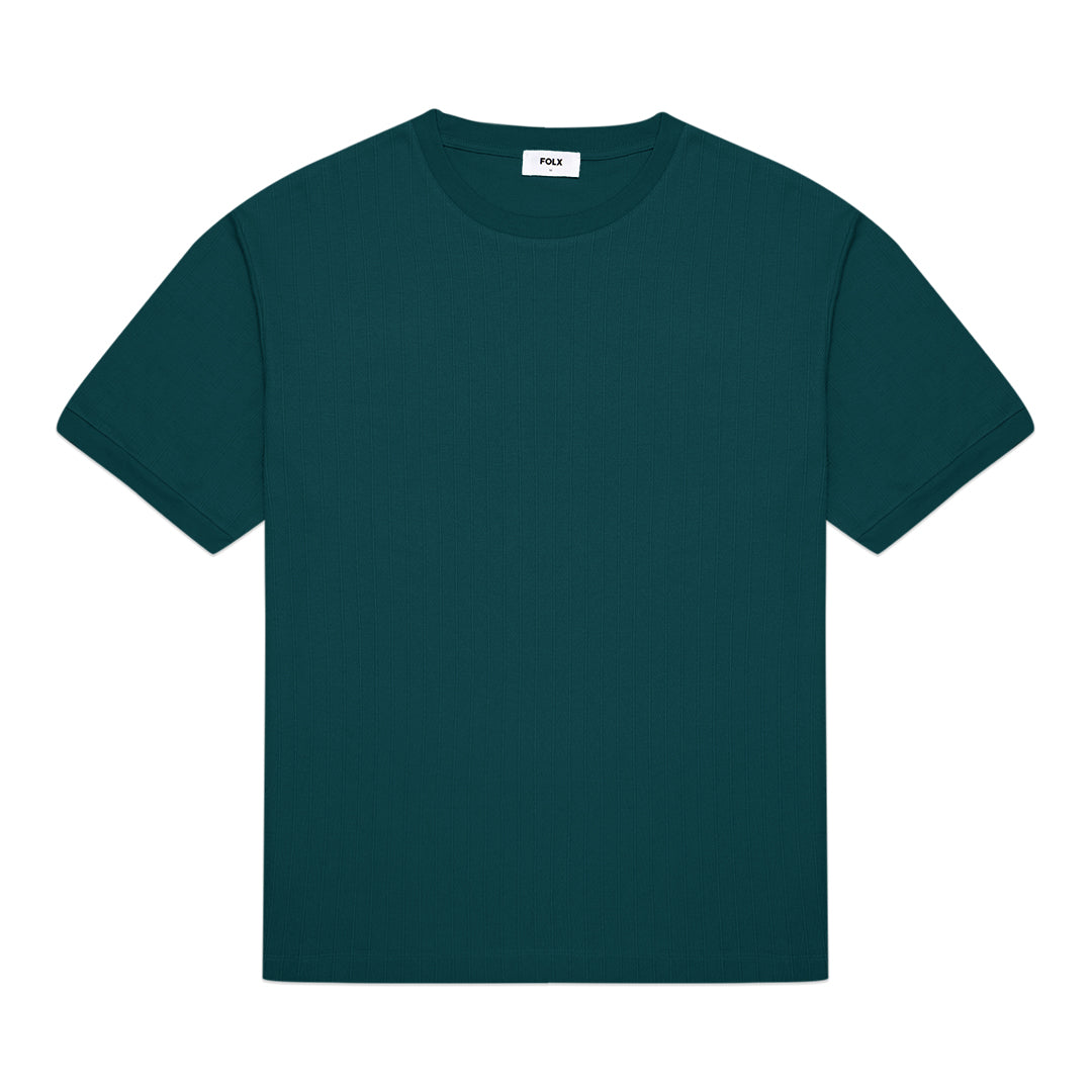 FOLX Tonal Vertical Stripes T-Shirt