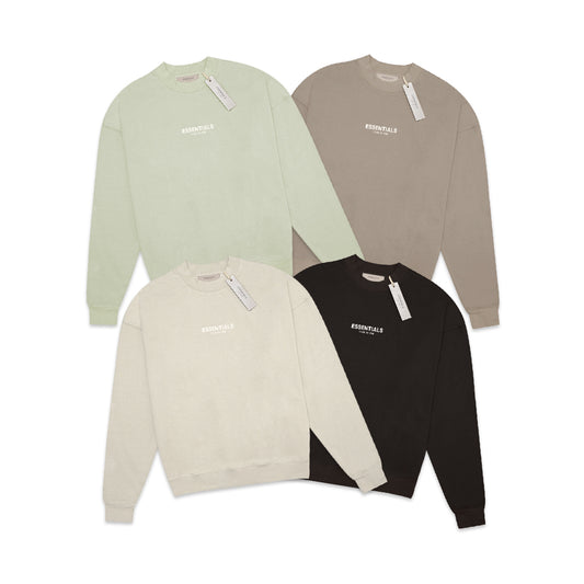 FOG Essentials Center Velvet Text Sweatshirt