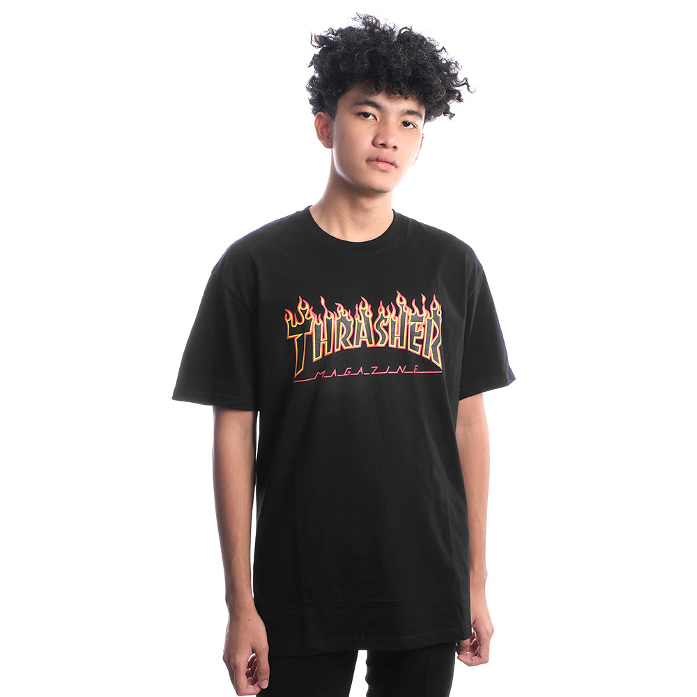 TSR Red Flame Print T-Shirt