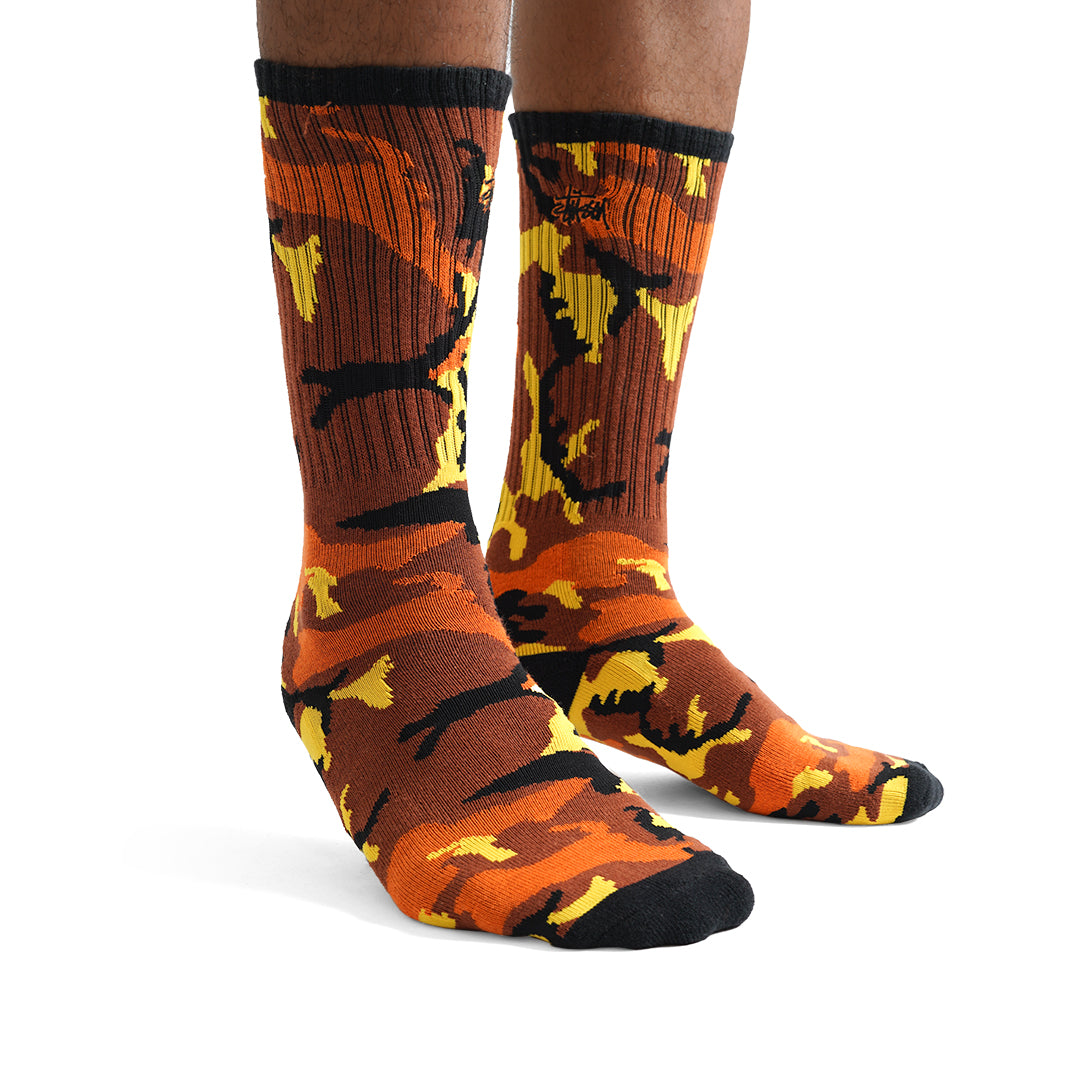Stussy Stock Camo Crew Socks