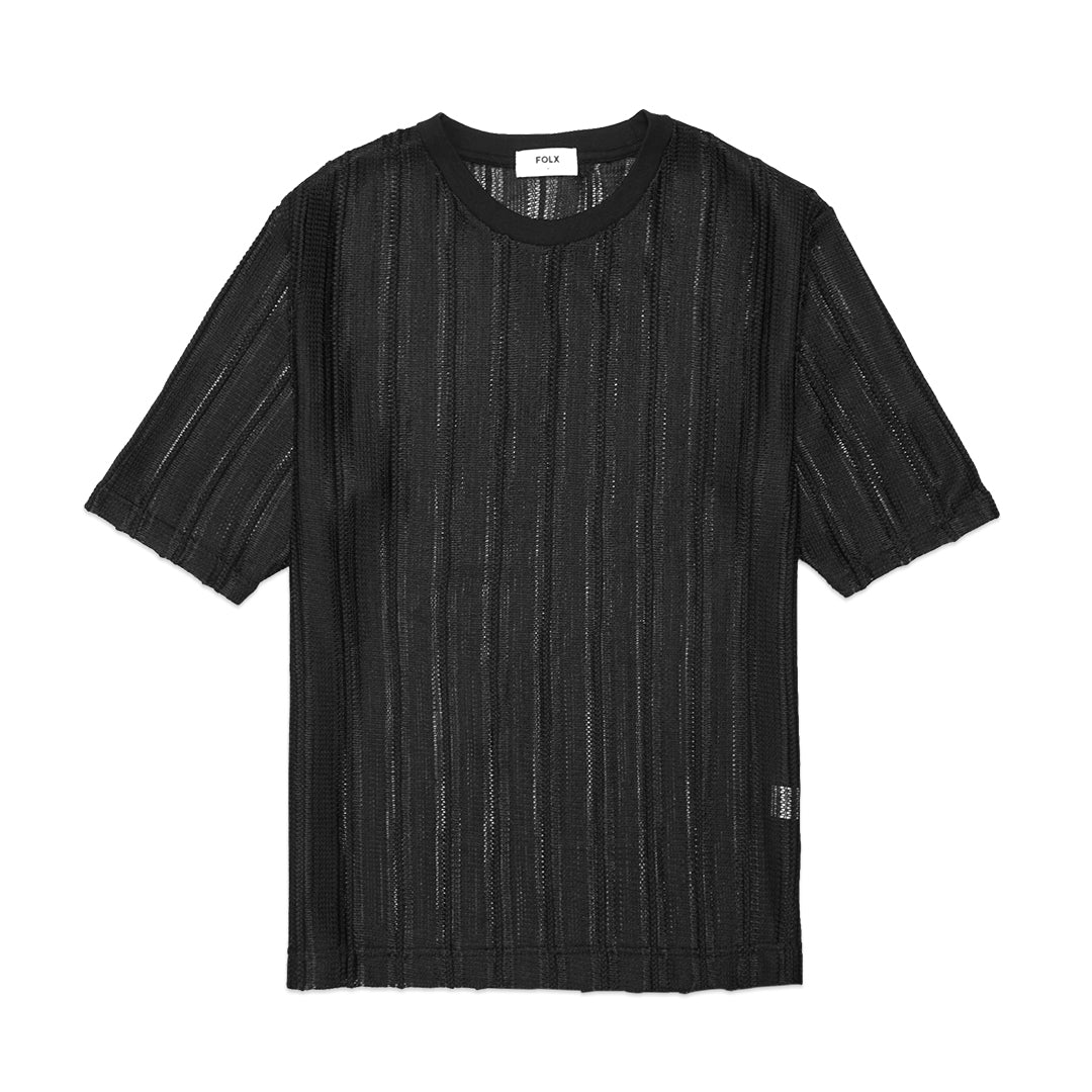 FOLX See-Through Knit T-Shirt