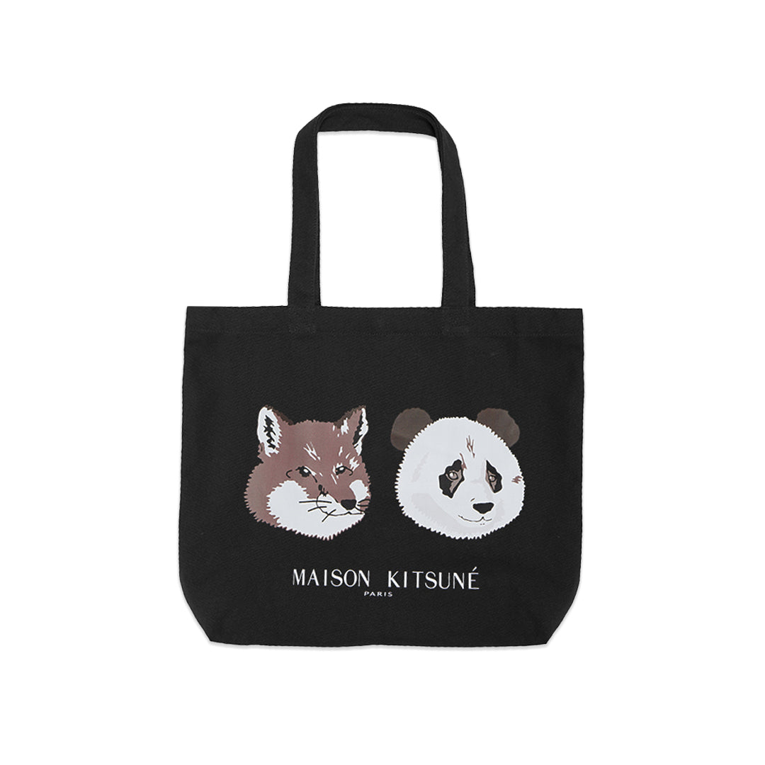 MKS Chendu Panda and Fox Head Tote Bag