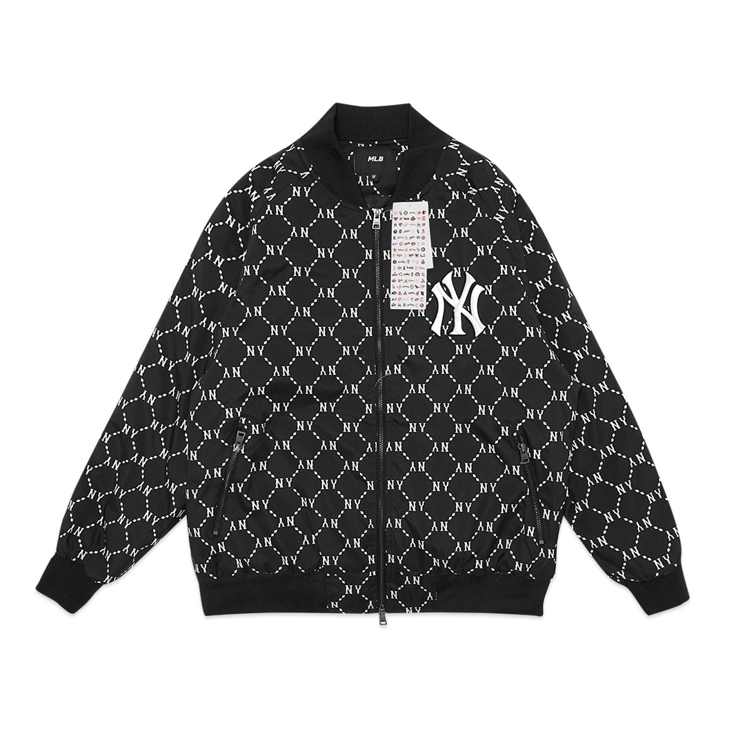 M7B Monogram Diamond Padded Bomber Jacket