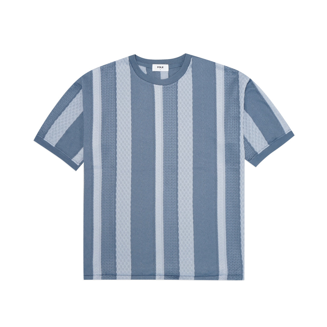 FOLX Vertical Knit Patterns T-Shirt
