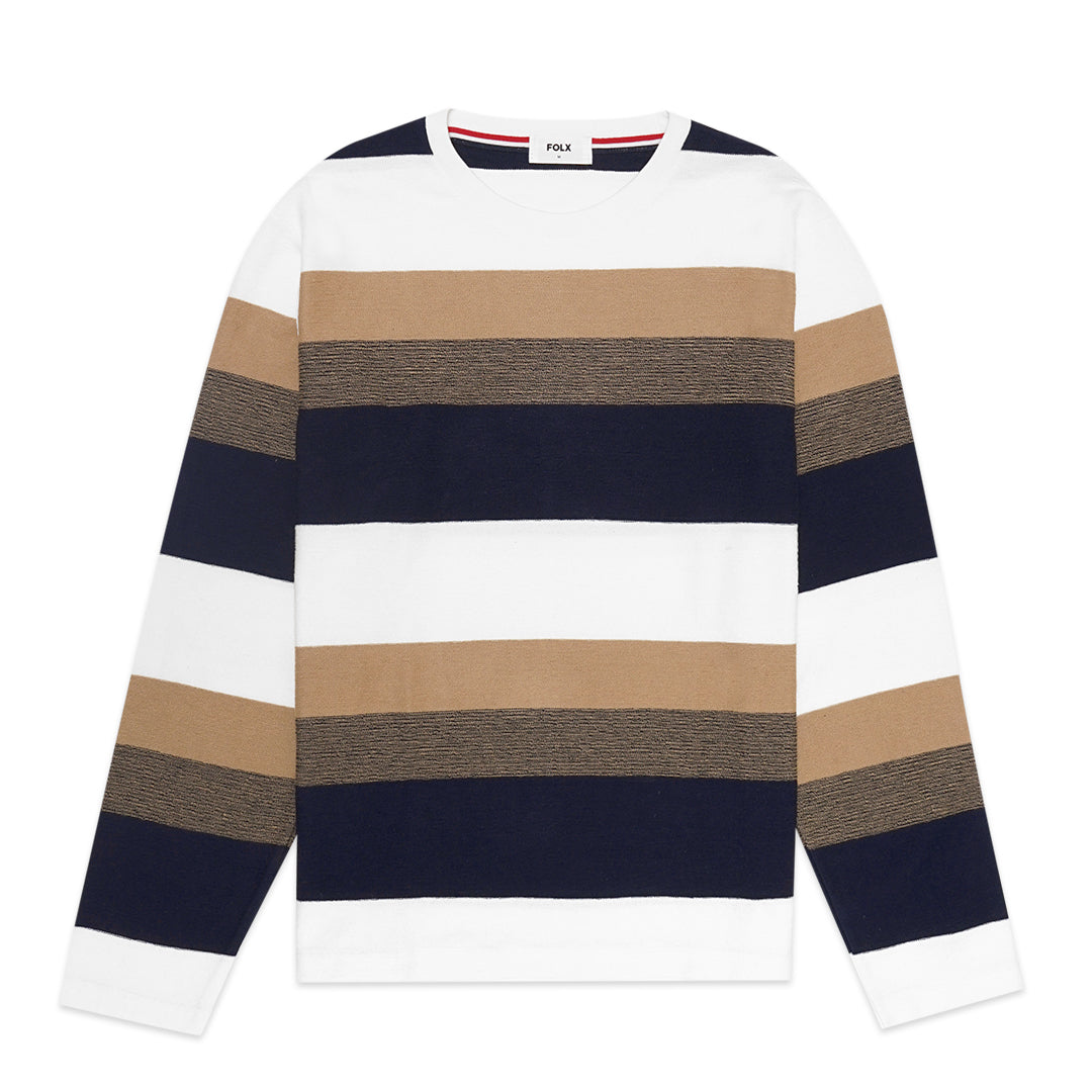FOLX Striped Terry Long Sleeve T-Shirt