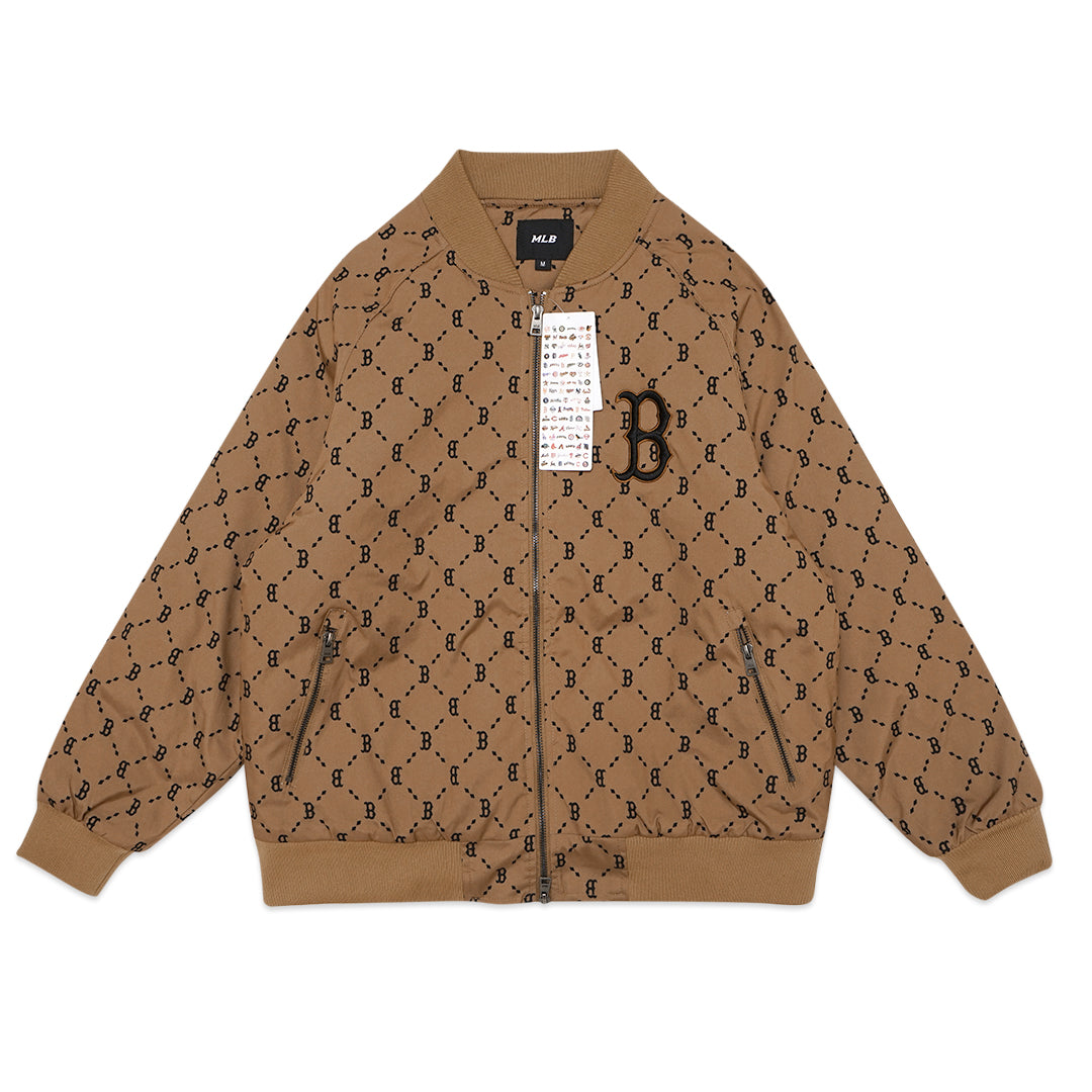 M7B Monogram Diamond Padded Bomber Jacket