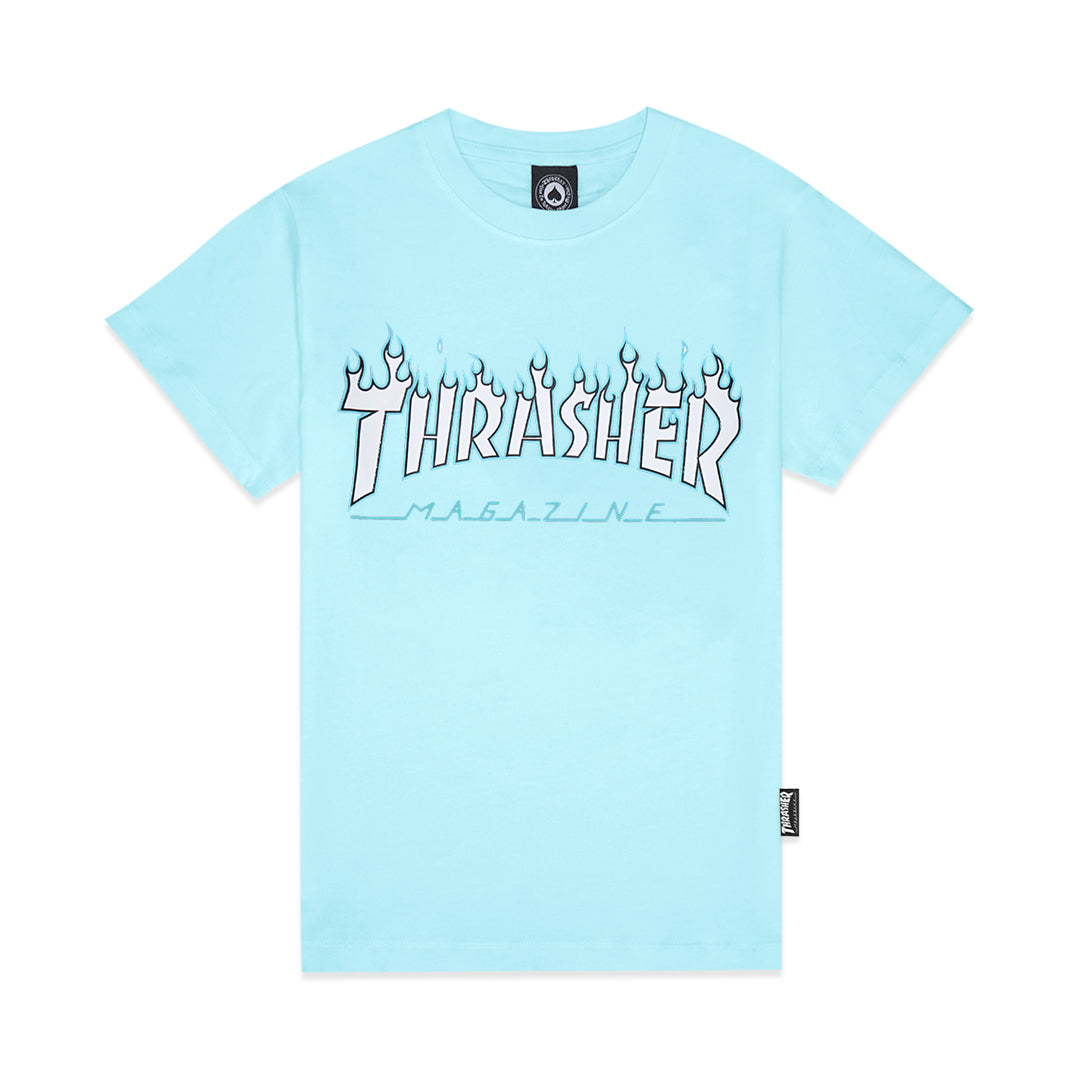 TSR Mint Flame Print T-Shirt