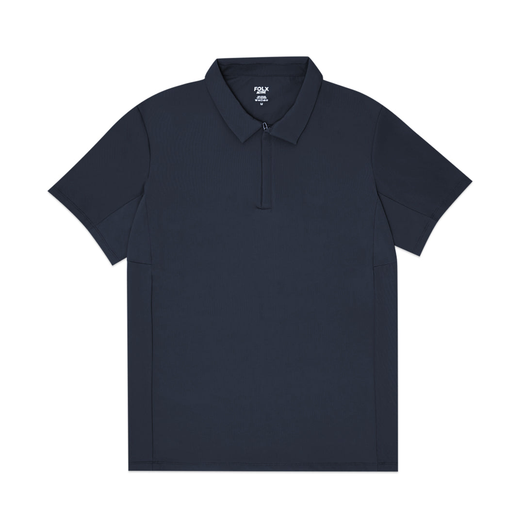 FOLX Active Luxtreme Front Zip Polo Shirt