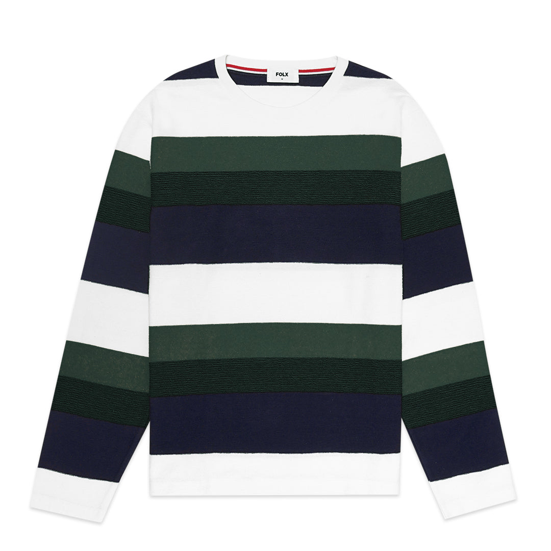 FOLX Striped Terry Long Sleeve T-Shirt