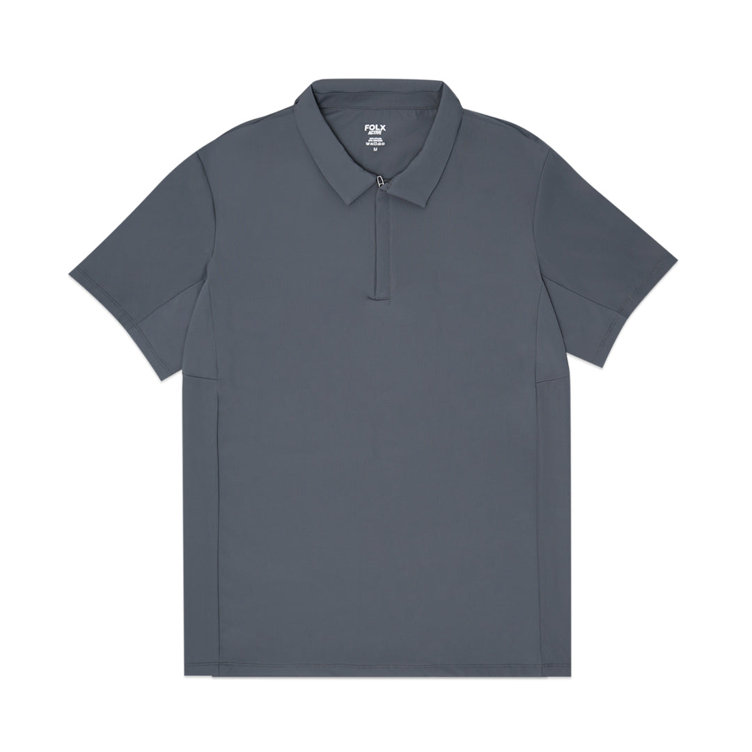FOLX Active Luxtreme Front Zip Polo Shirt