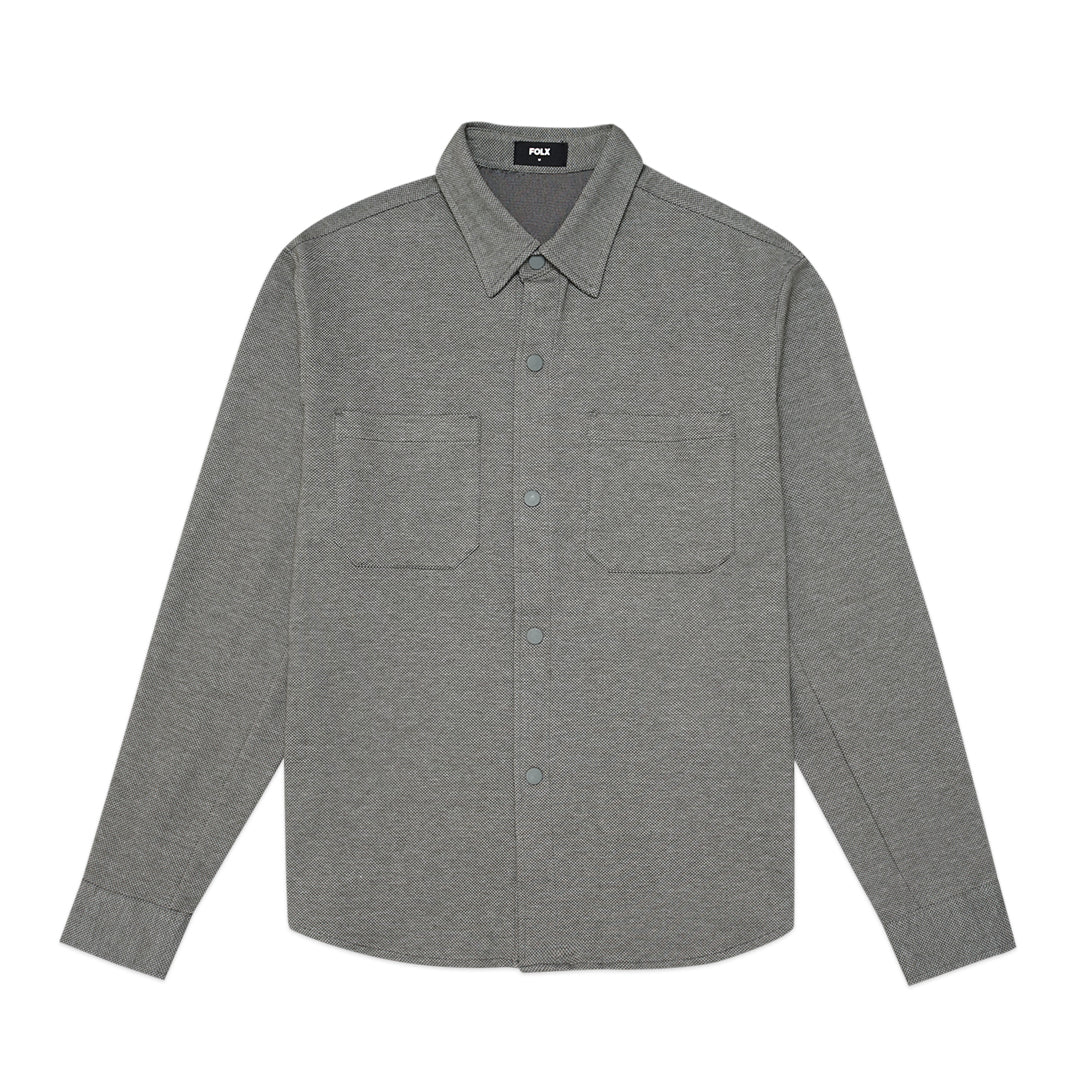 FOLX Double Pockets Snap Button Jacket