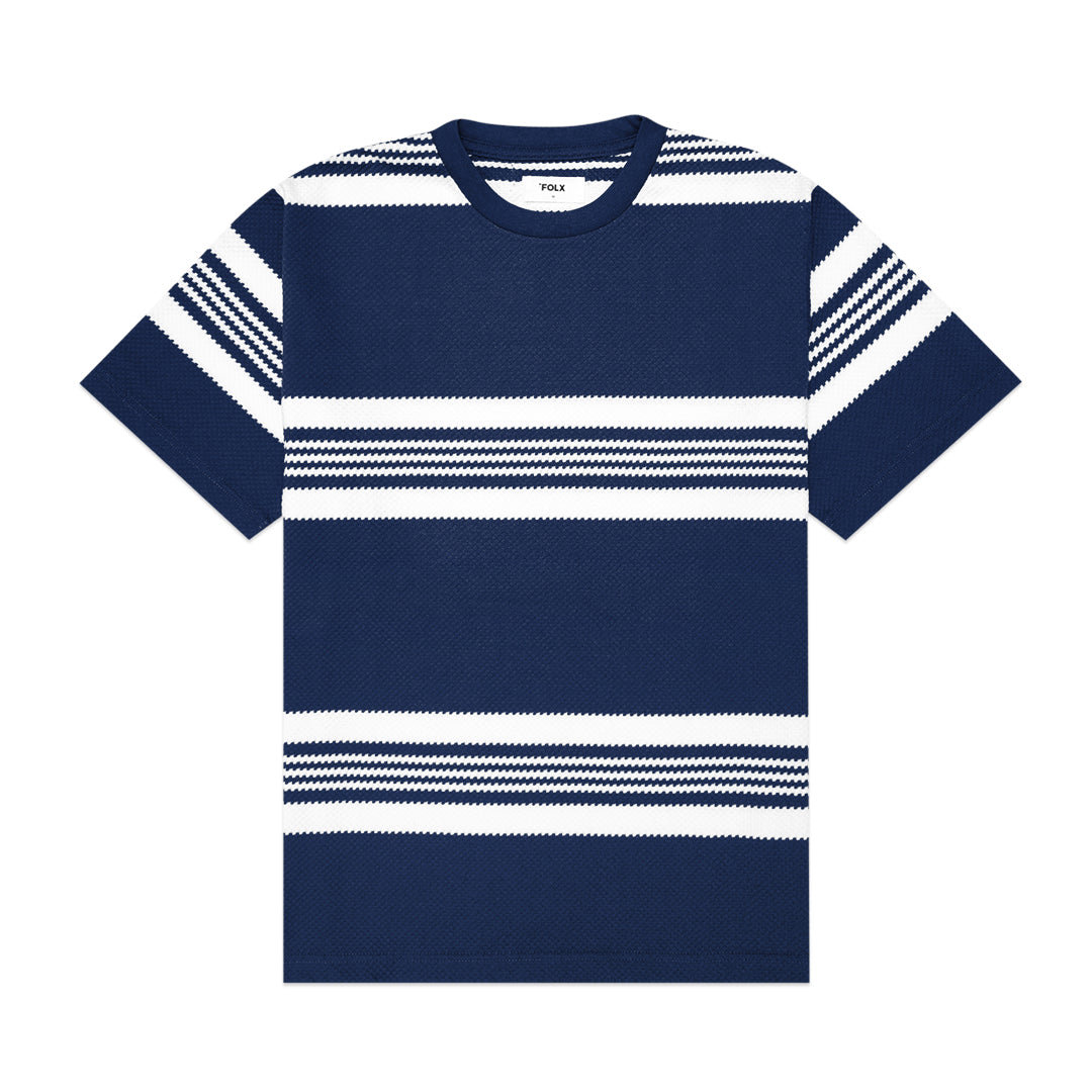 FOLX Stripes Waffle T-Shirt