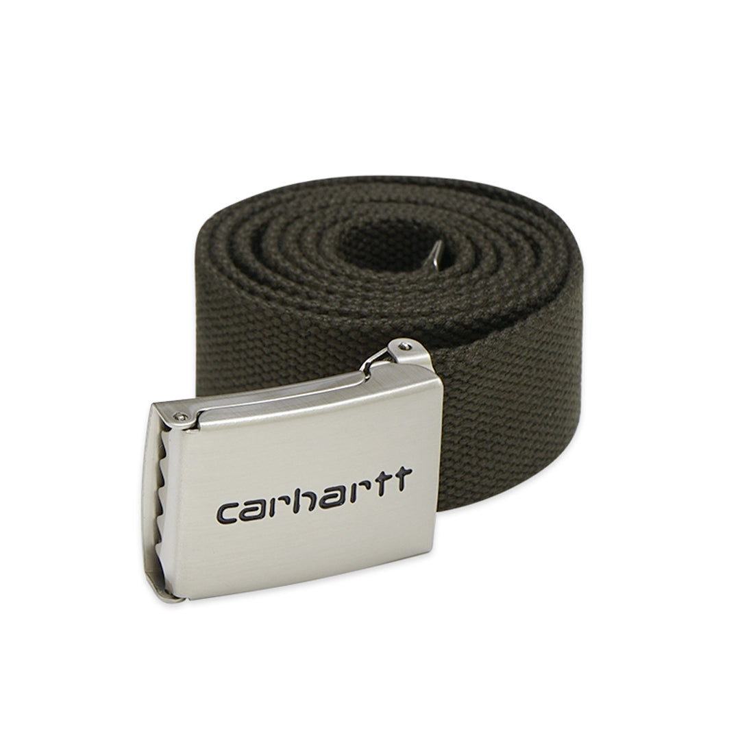 CHT Clip Chrome Buckle Webbed Belt