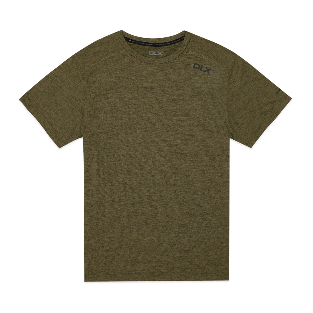 Decathlon DLX Marled Stripe Performance T-Shirt