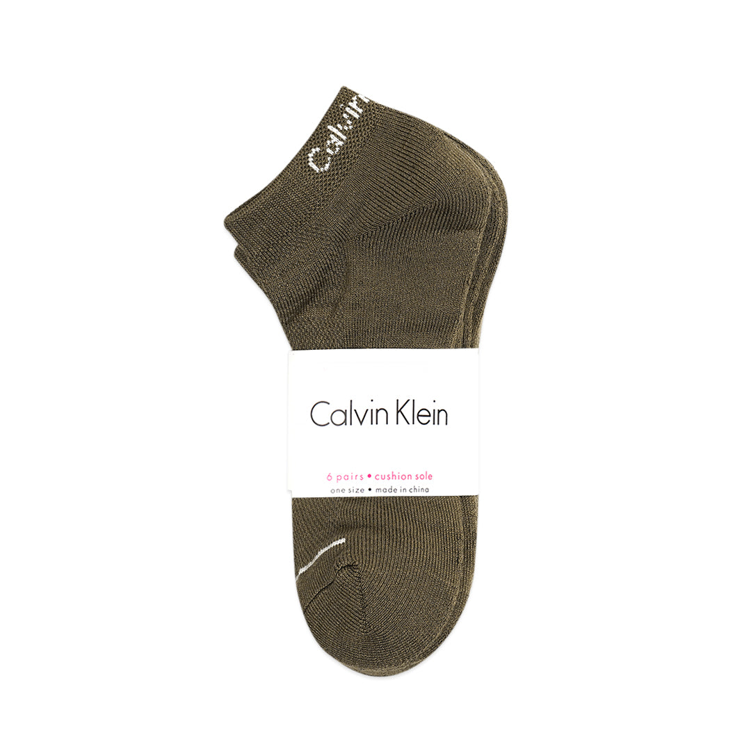CK Cushion No Show Socks 6-Pair Pack