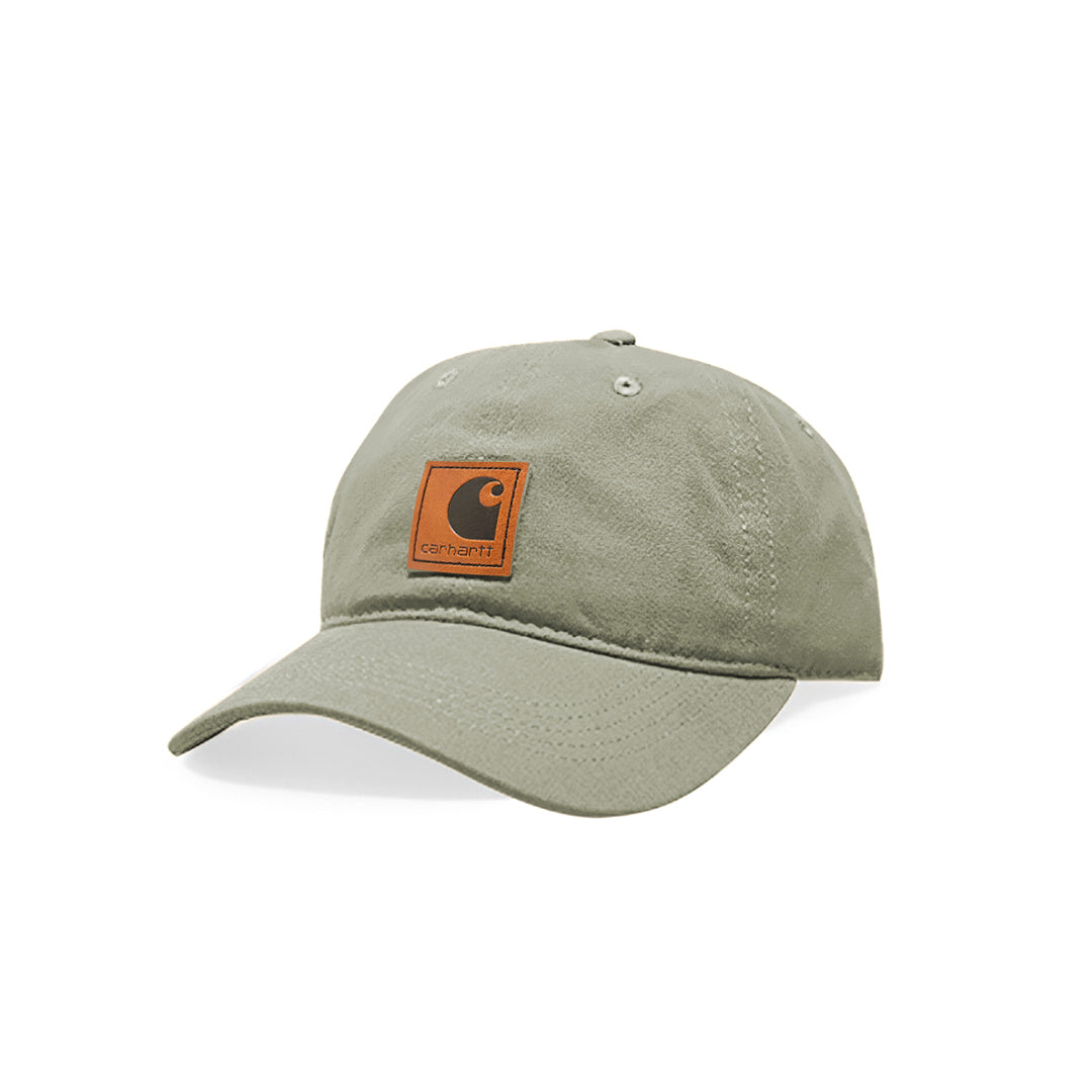 CHT Leather Logo Canvas Baseball Cap
