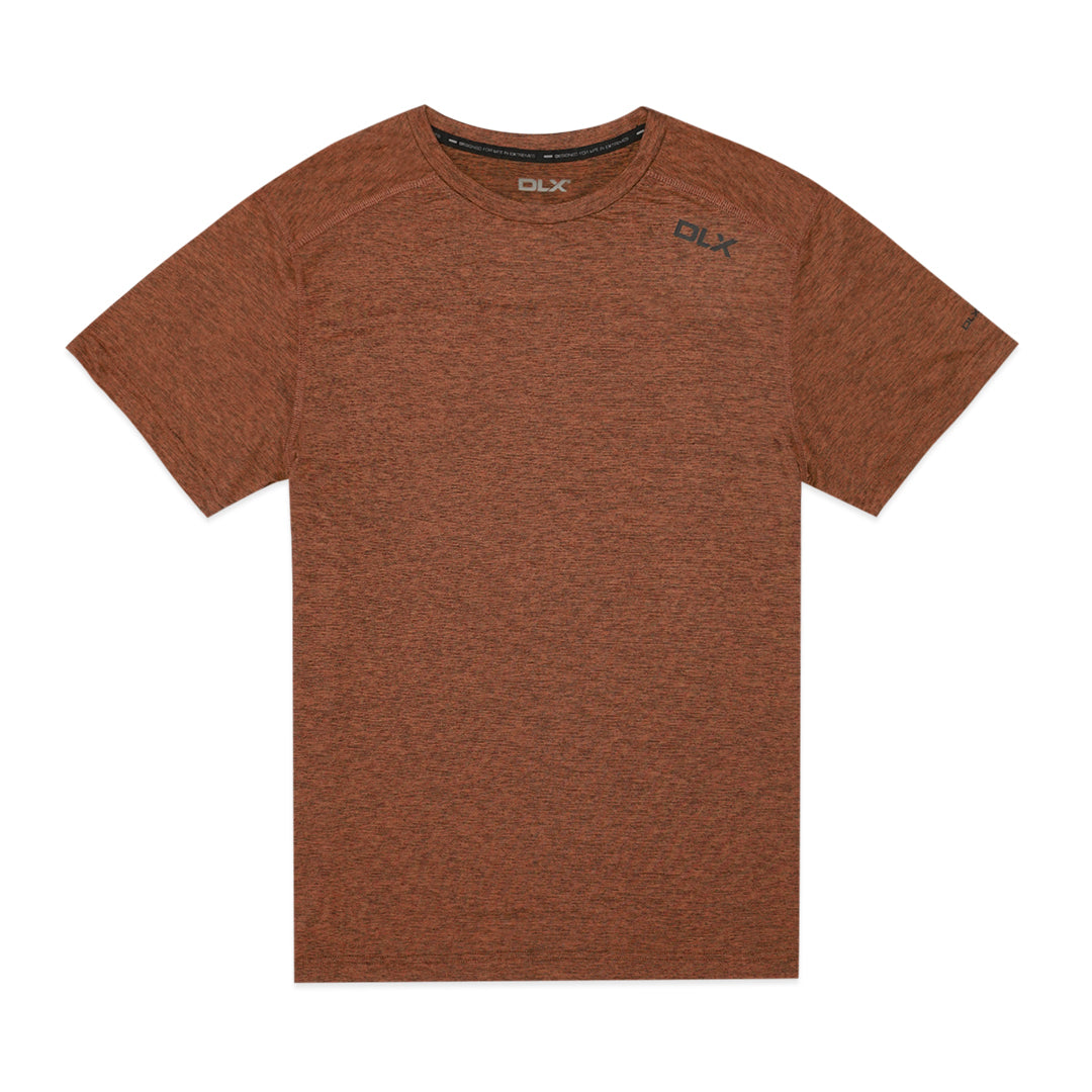 Decathlon DLX Marled Stripe Performance T-Shirt