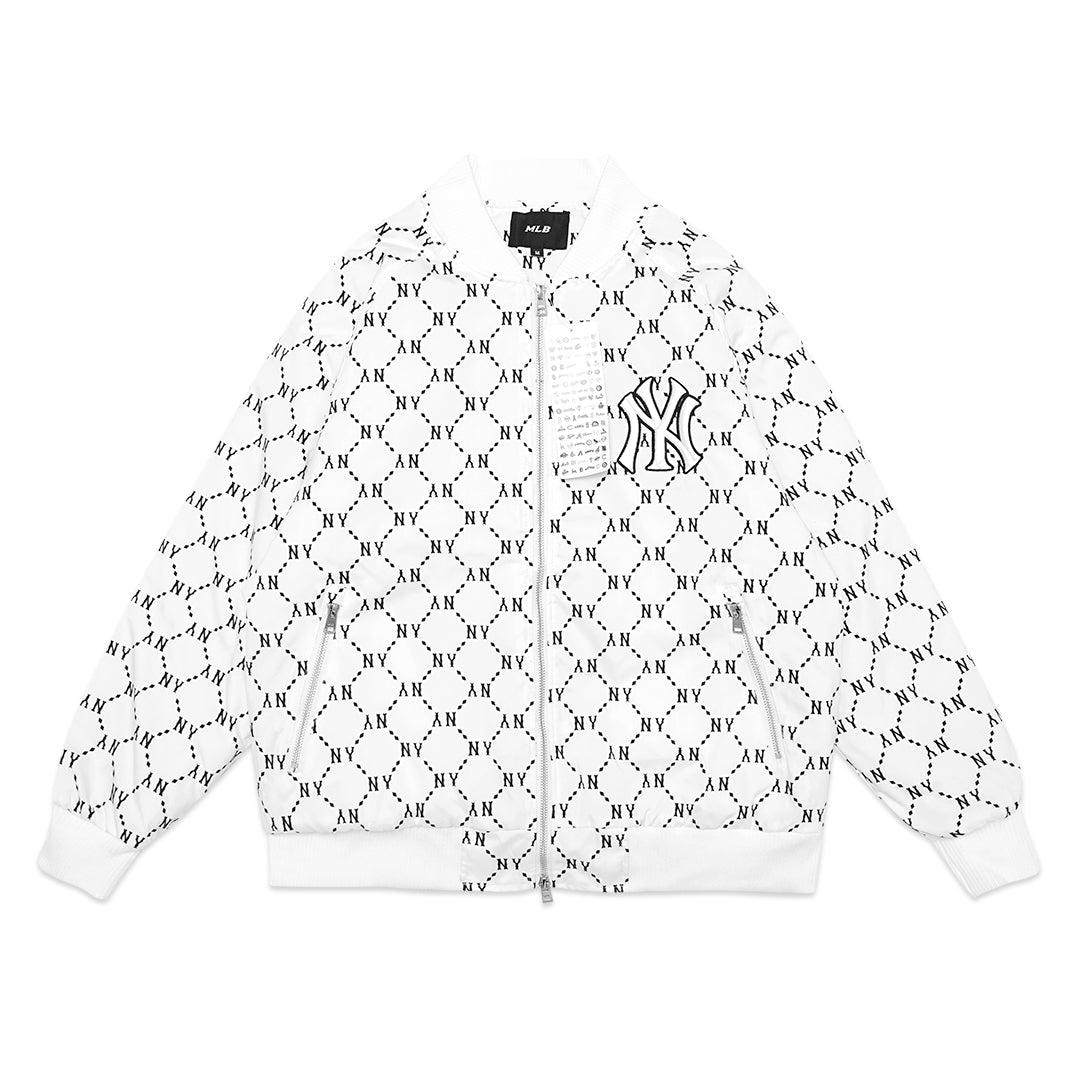 M7B Monogram Diamond Padded Bomber Jacket