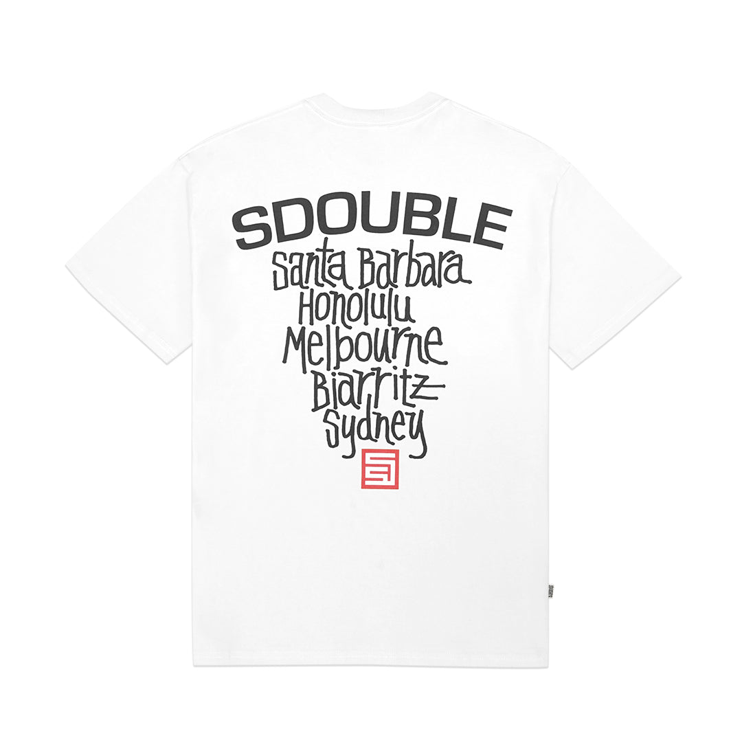 SDOUBLE Cities Text T-Shirt