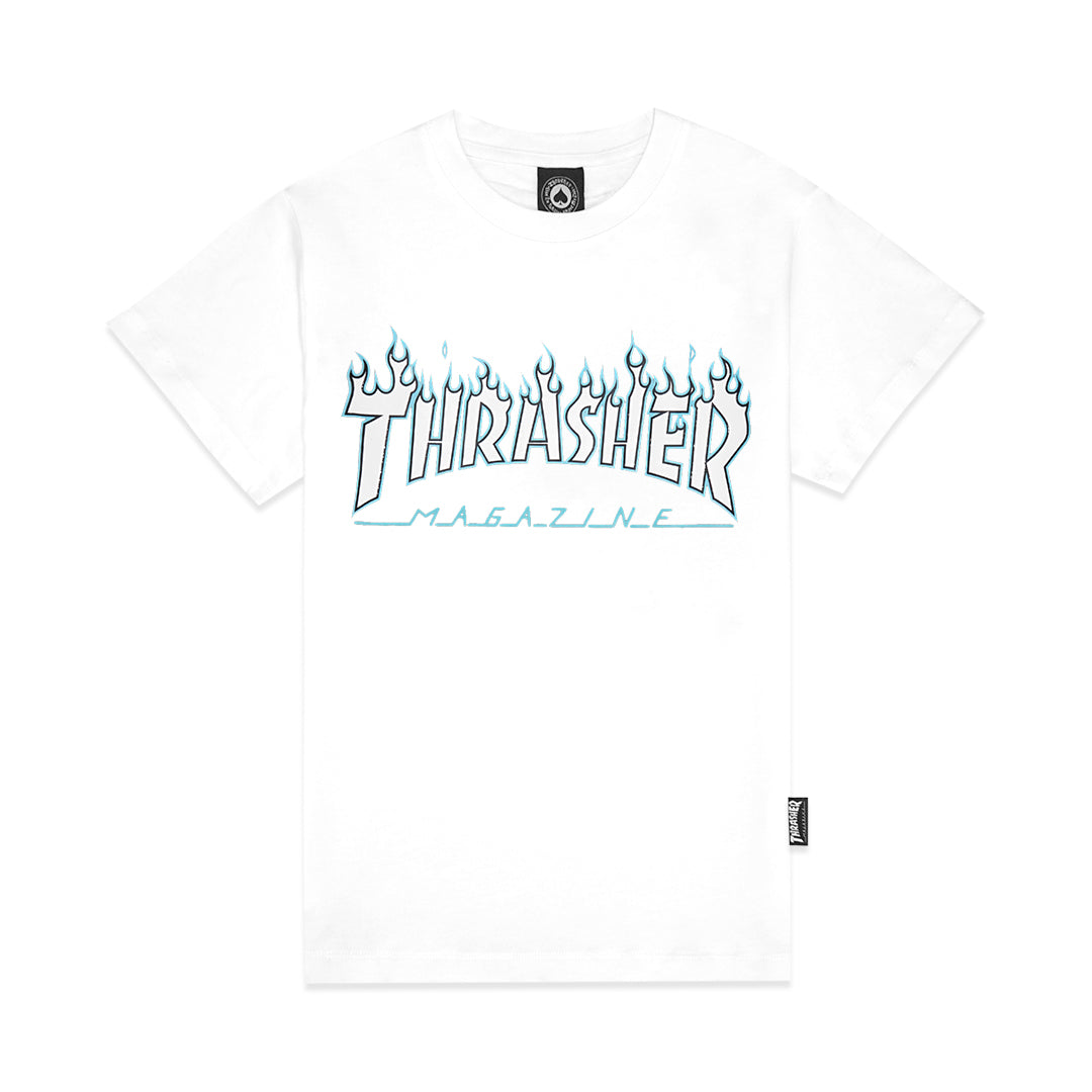 TSR Mint Flame Print T-Shirt