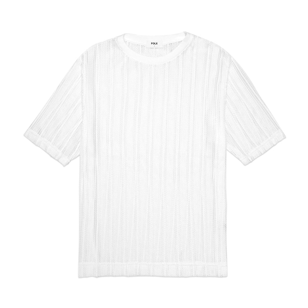 FOLX See-Through Knit T-Shirt