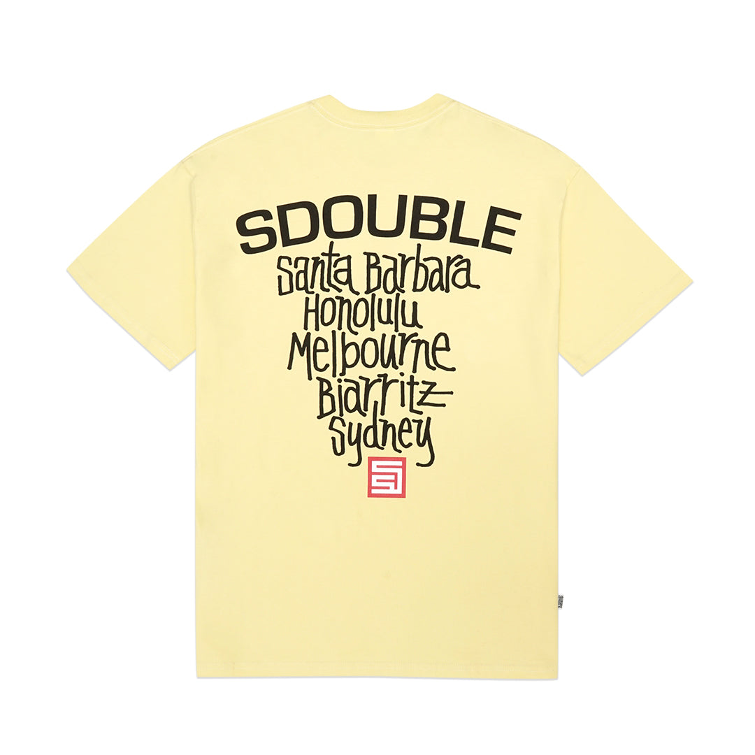 SDOUBLE Cities Text T-Shirt
