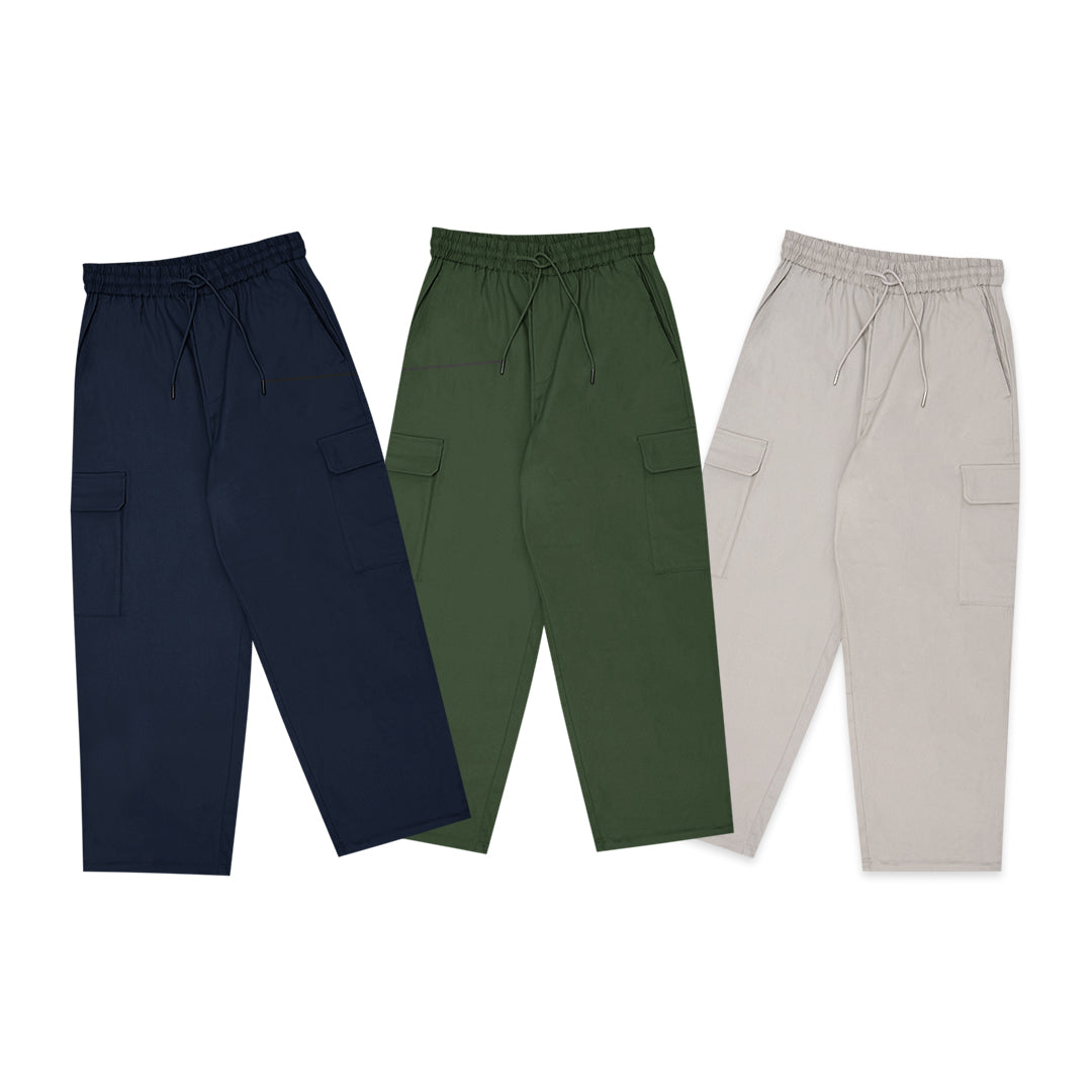 FOLX Basic Chino Long Cargo Pants