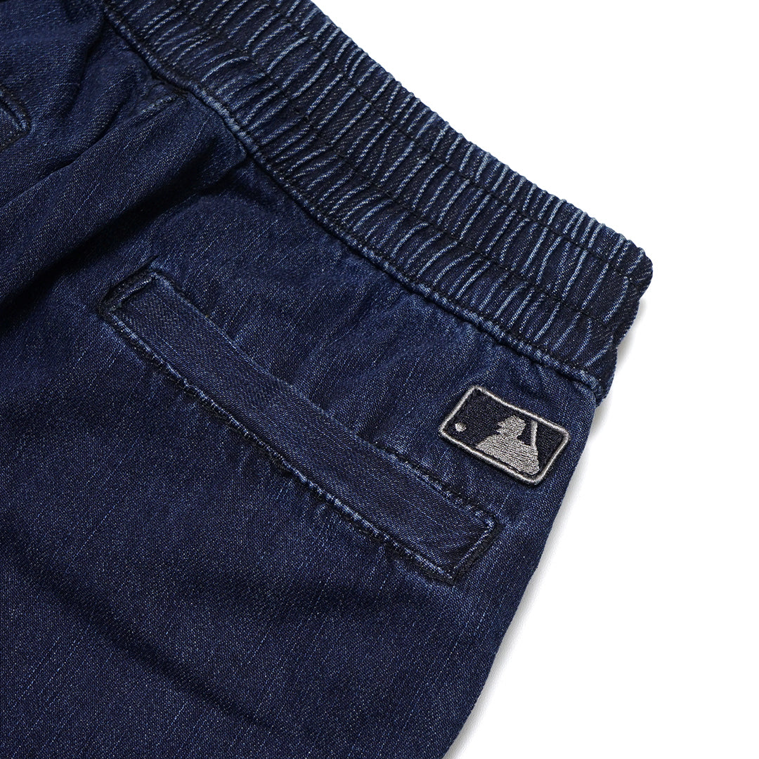 M7B Bottom Logo Denim Cargo Jogger Pants
