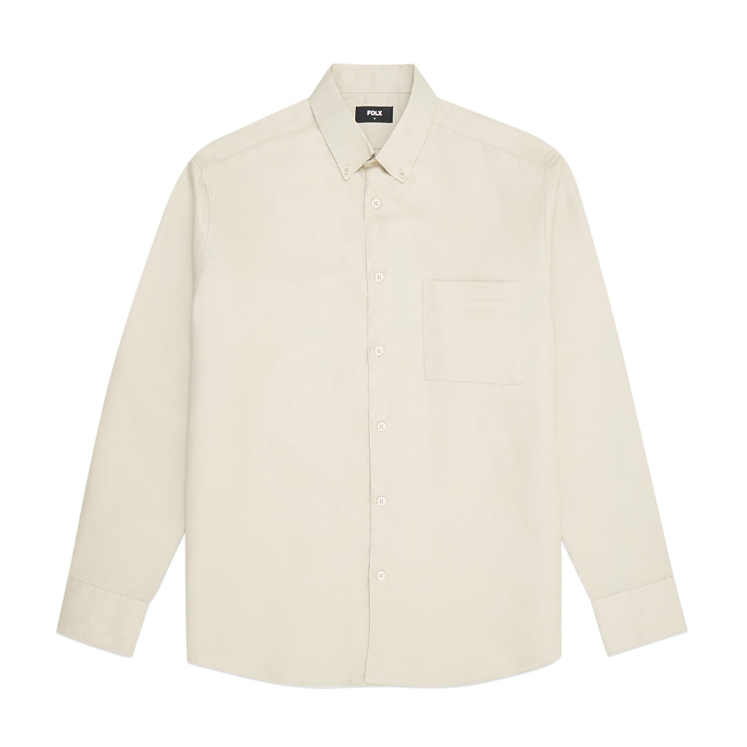 FOLX Refine Textured Pocket Long Sleeve Shirt