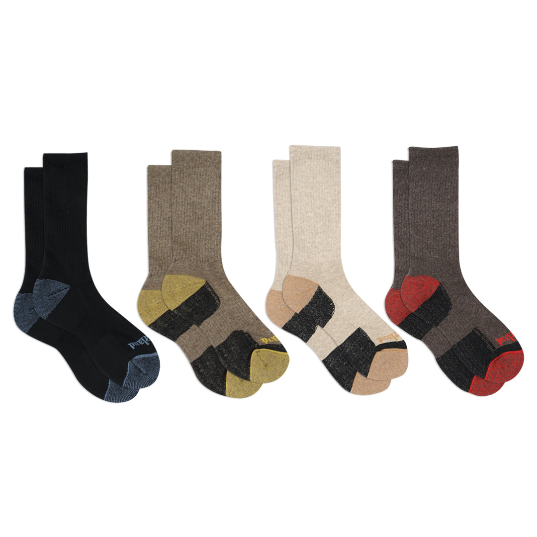 TBL Outdoor Leisure Mid Socks 4-Pair Pack