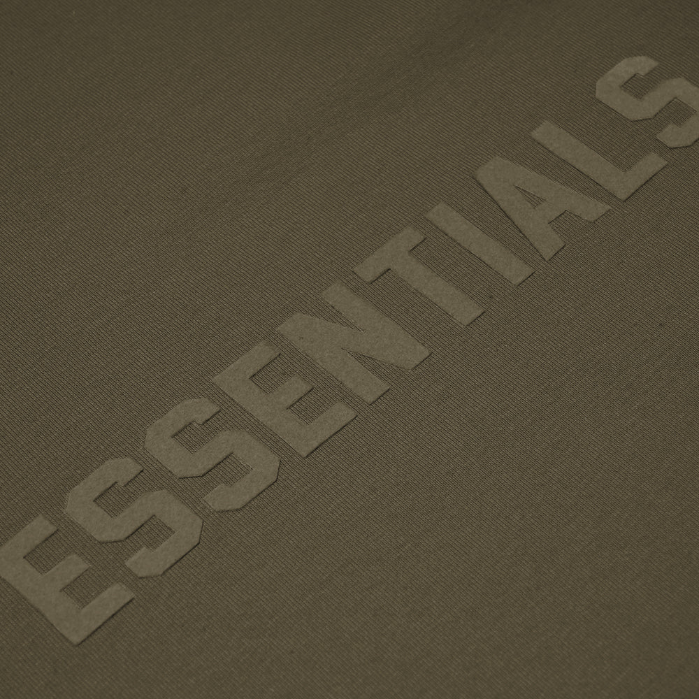 FOG Essentials Chest Solid Velvet Text T-Shirt