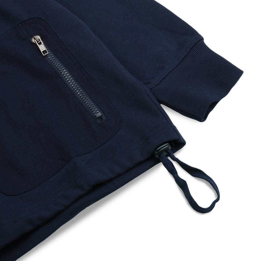 Philip Roth Triple Pocket Pullover Hoodie Navy