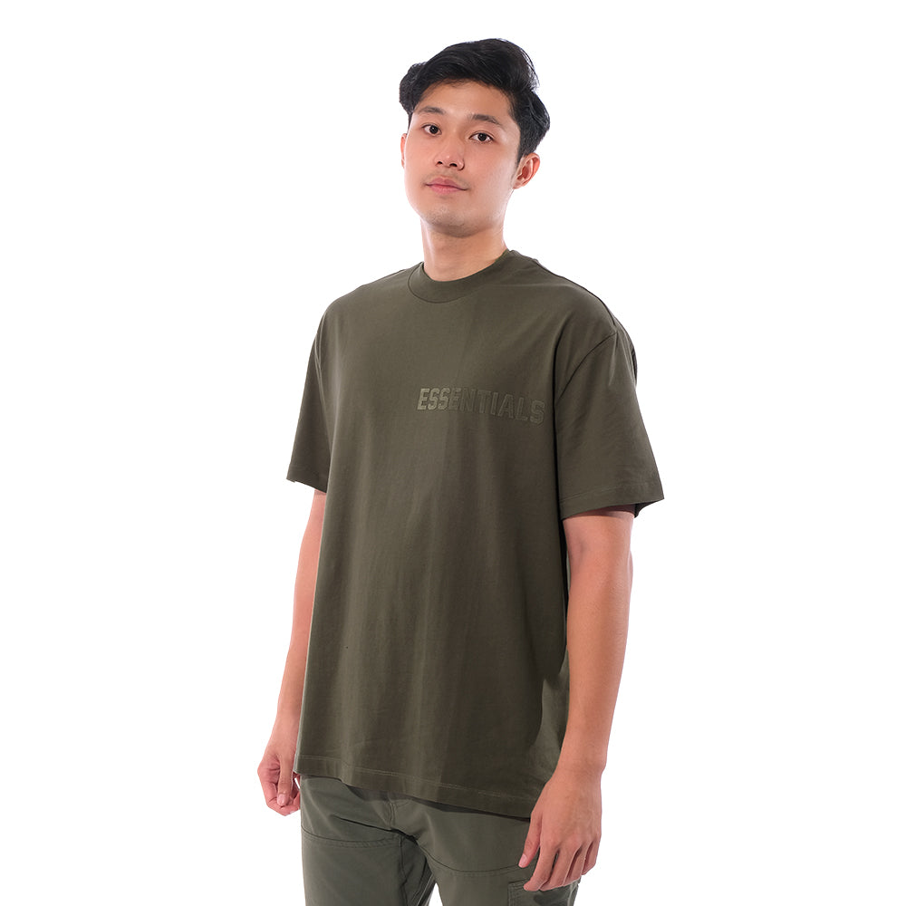 FOG Essentials Chest Solid Velvet Text T-Shirt