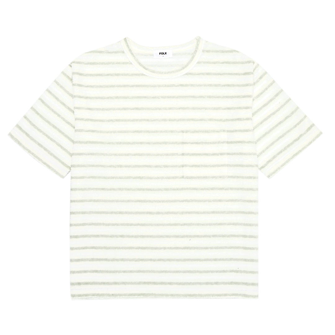 FOLX Stripes Terry Pocket T-Shirt