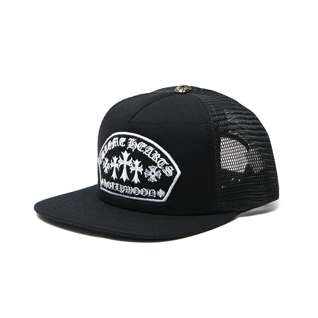 Chrome Hearts Logo Trucker Cap