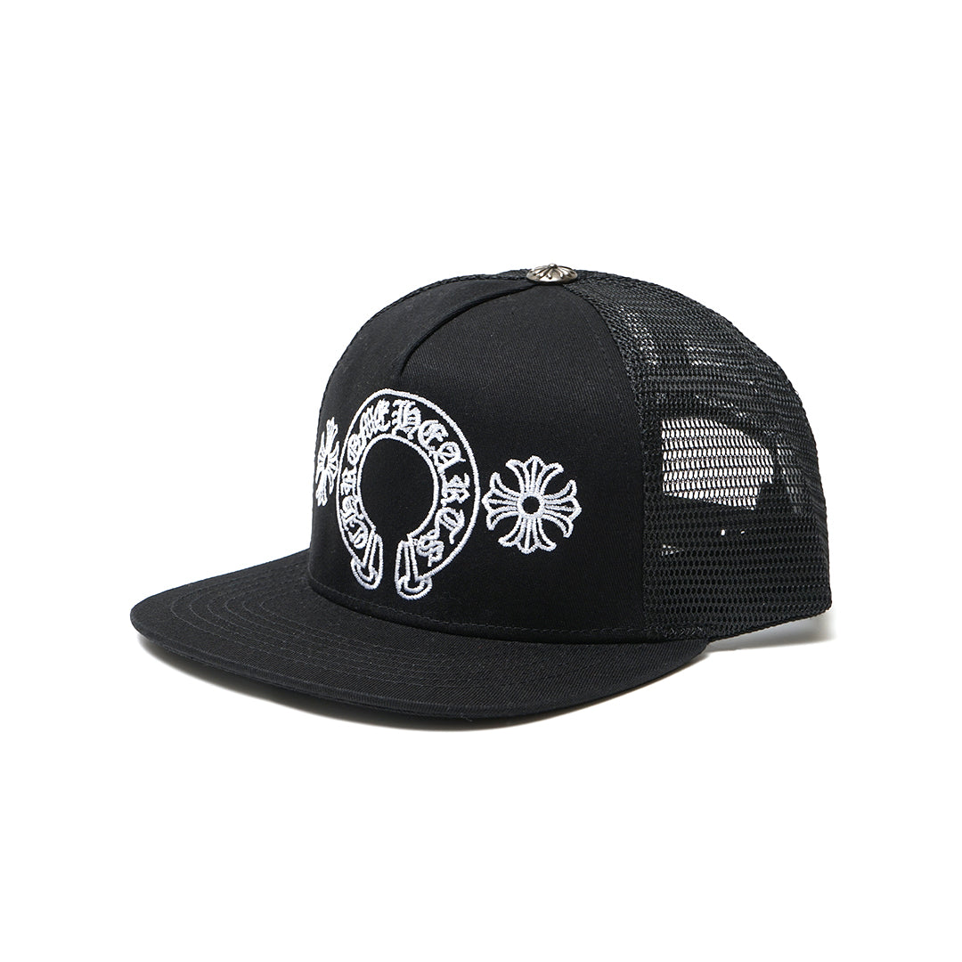 Chrome Hearts Logo Trucker Cap