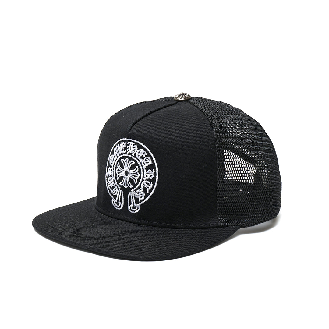 Chrome Hearts Logo Trucker Cap