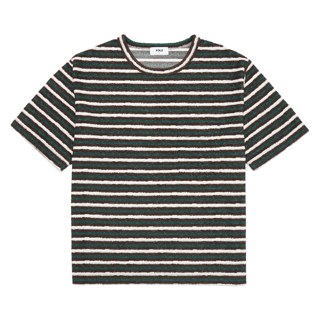 FOLX Stripes Terry Pocket T-Shirt
