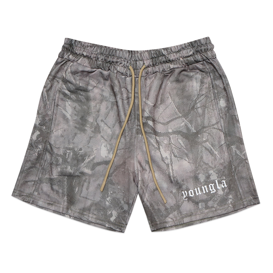 YoungLA Tree Camo Sweat Shorts