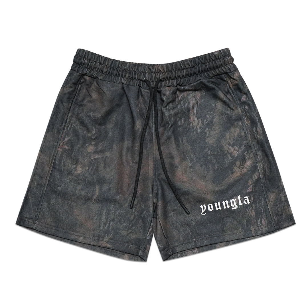 YoungLA Tree Camo Sweat Shorts